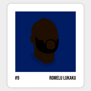 Romelu Lukaku Minimalistic Camera Film Sticker